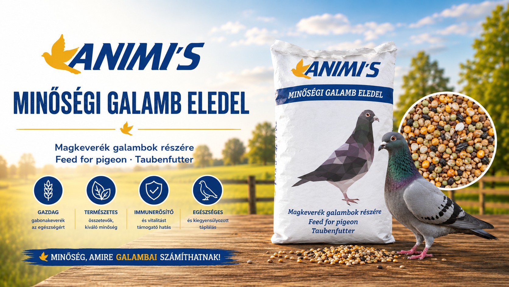 Galamb eledelek