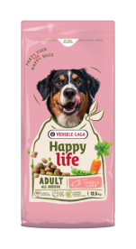 Happy Life Adult Lamb - Változatos kutyaeledel bárány ízesítéssel – élénk felnőtt kutyáknak 12,5 kg