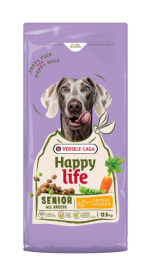 Happy Life Senior with Chicken -Kiegyensúlyozott eledel csirkehússal – idős kutyáknak - 12.5 kg