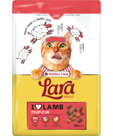 LARA - Adult with Lamb - Ízletes bárányos falatok felnőtt macskáknak 1.9 kg