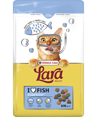 LARA - Adult with Salmon - Ízletes lazacos falatok felnőtt macskáknak - 950 gr