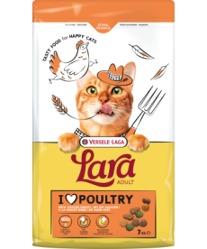 LARA - Adult with Chicken-Turkey - csirkés és pulykás falatok felnőtt macskáknak - 7 kg