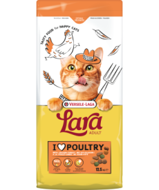 LARA - Adult with Chicken-Turkey - csirkés és pulykás falatok felnőtt macskáknak - 12,5 kg