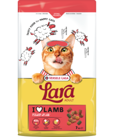 LARA - Adult with Lamb - Ízletes bárányos falatok felnőtt macskáknak 7 kg