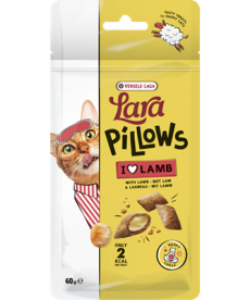 LARA - Pillows with Lamb Happy Chillz Treats - Ízletes jutalomfalatok boldog cicáknak! Bárányos párnácskák..60 gr