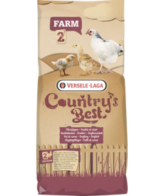 Country's Best FARM 2 growth pellet nevelő baromfitáp -11. naptól - vágásig, kokcidisztatikummal-  20kg