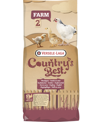 Country's Best FARM 2 growth pellet nevelő baromfitáp -11. naptól - vágásig, kokcidisztatikummal-  20kg