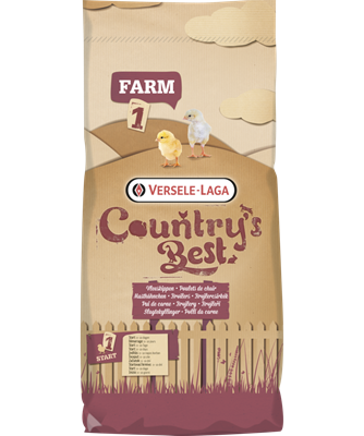 Versele Laga Country's Best FARM 1 crumble indító morzsa az első 10 napra kokcidisztatikummal 10 kg